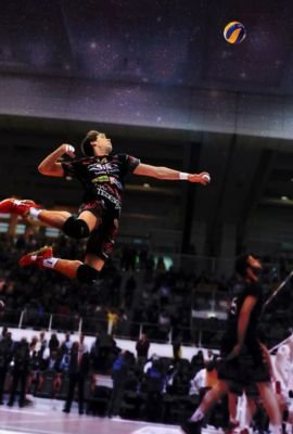 Live volleyball